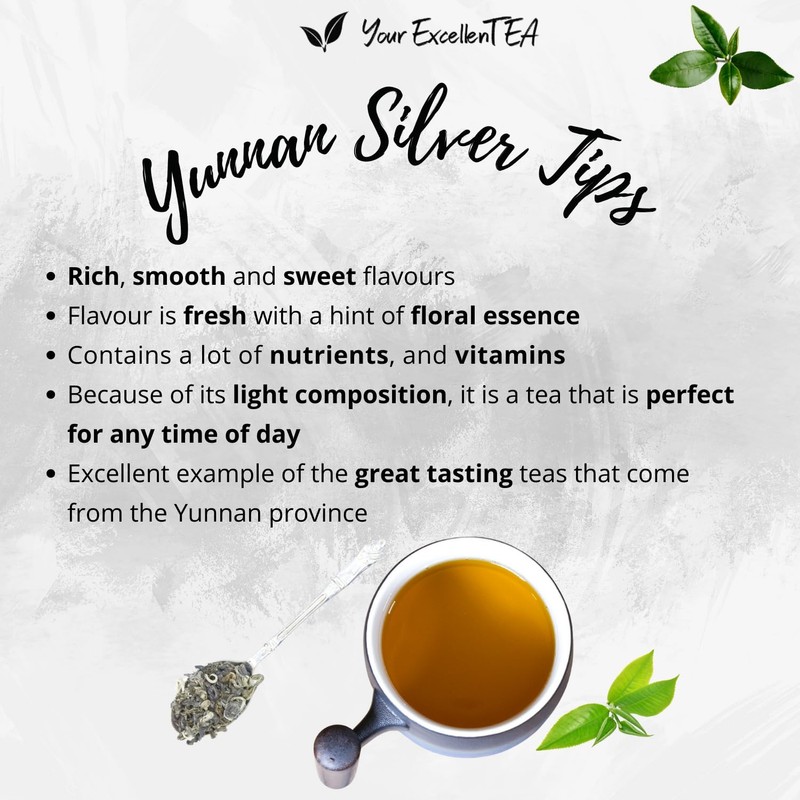 Yunnan Silver Tips Green Loose Leaf Tea 50g