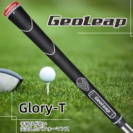 Geoleap Glory-T Rubber Golf Grips, Set of 13, Standard/Medium, 6 Color Options, Thumb Pattern, Soft Feel, Anti-Slip, Comfortable Hybrid Golf Club Grips (Standard, Navy)