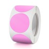 Round Stickers Pink 38 mm Circle Labels Colour Coding Dot