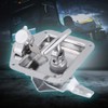 Acouto Folding T-Handle Latch,Stainless Steel Folding T-Shape Handle Lock Tool