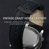 ANNEFIT Retro Leather Watch Strap, Quick Release Genuine Leather Strap,