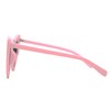 Funky Junque Heart Shaped Sunglasses - Pink Frames/Smoke Lenses