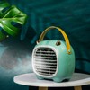 USB Desk Fan Mist Spray 3 Speed Modes Soft Handle