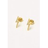 Estella Bartlett Lightning Bolt CZ Earrings - Gold Plated