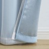 Your Zone Blackout Curtain Panel with Sheer Overlay, 1 Panel,