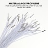 SUPVOX 50PCS Elastic Barbed Cord Stretch Round Cord with Metal