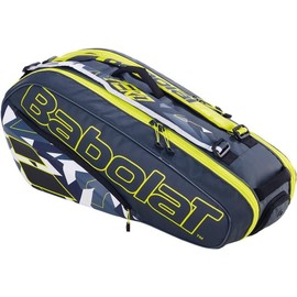 Babolat Pure Aero 6 Tennis Racquet Bag (Grey/White/Yellow)