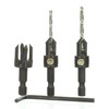 Snappy Tools Quick-Change 2-Pc. Countersink Drill Bit Set with 3/8
