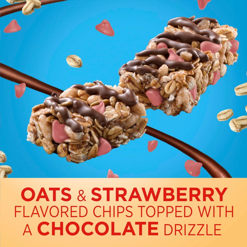 Fiber One Chewy Bars, Oats & Chocolate Strawberry Fiber Snacks,