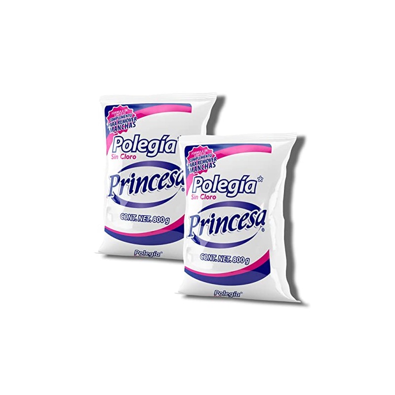 POLEGÍA PRINCESA QUITAMANCHAS 800g, Paquete de 2 unidades