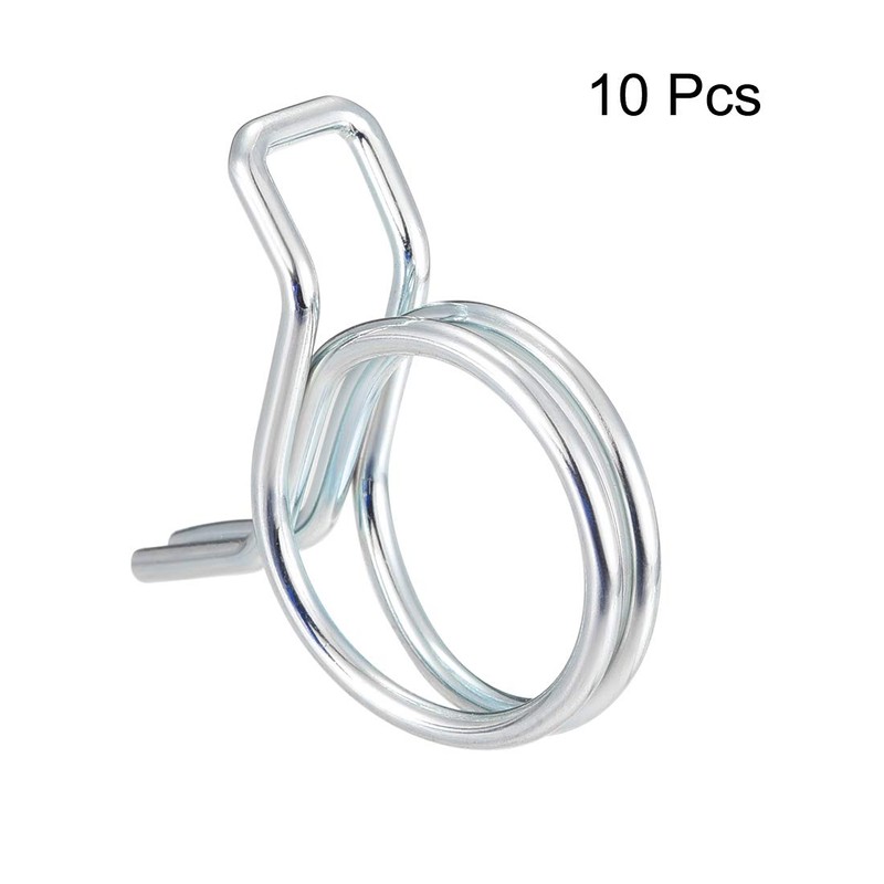 uxcell Double Wire Spring Hose Clamp 16mm Inner Dia Fit