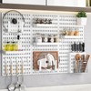 Aupekro Pegboard Combination Kit, Pegboard Wall Organizer with 6 Pegboards