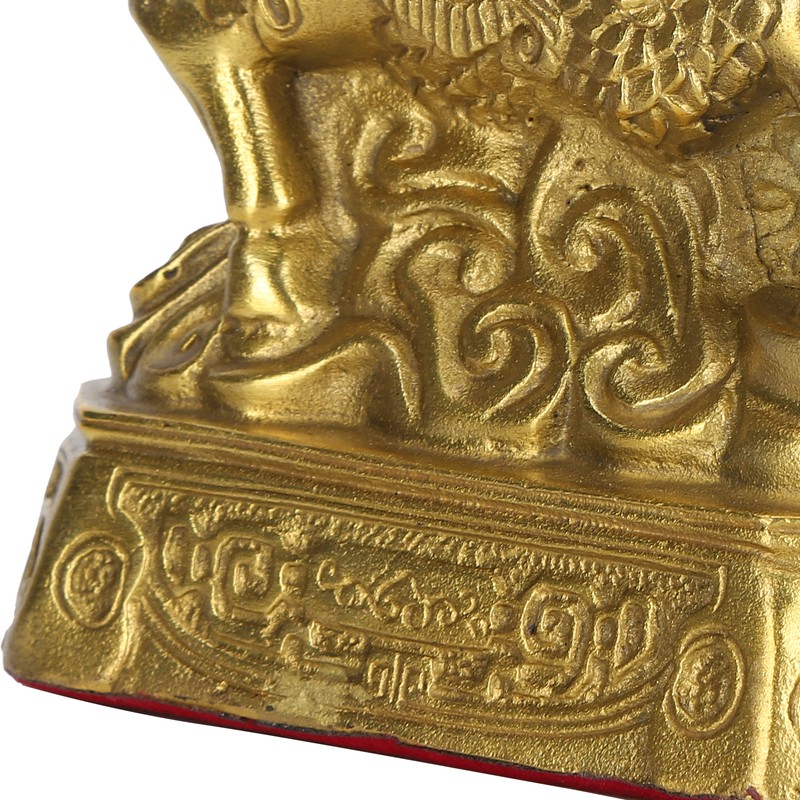 Qilin Ornament Brass Home Desktop Statue Collection Lucky Animals Crafts