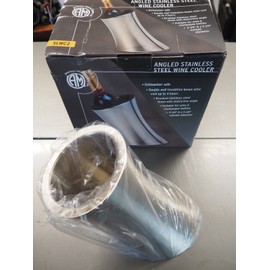 American Metalcraft SLWC2 Angled Stainless Steel Brushed Wine Cooler Chiller