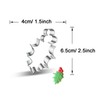 WDYJMALL Holly Leaf with Fruit Shape Cookie Cutter
