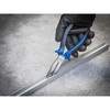 BGS 378 Flat Nose Pliers, Silver/Black/Blue, 160 mm