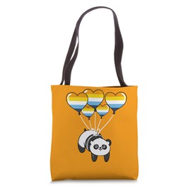 Panda Aroace Pride Tote Bag
