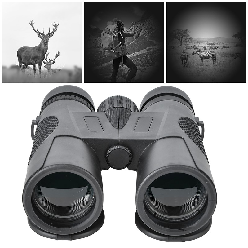 12×42 Magnification BAK4 Prism Binoculars Waterproof Outdoor Hunting Night Vision