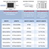 Datanly 6 Pcs Air Ceiling Vent Covers 3 Way Sidewall
