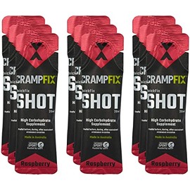Crampfix QuickFix Shot Sachets - Fast & Effective Relief from Muscle Cramp (9 x 20ml Packets) (Raspberry)