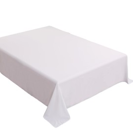 TXWDAQ Flat Sheet - Premium 1800 Series Microfiber Bed Flat Sheet, Wrinkle and Fade Resistant - Luxurious Design (1 Pack) (Full, White)