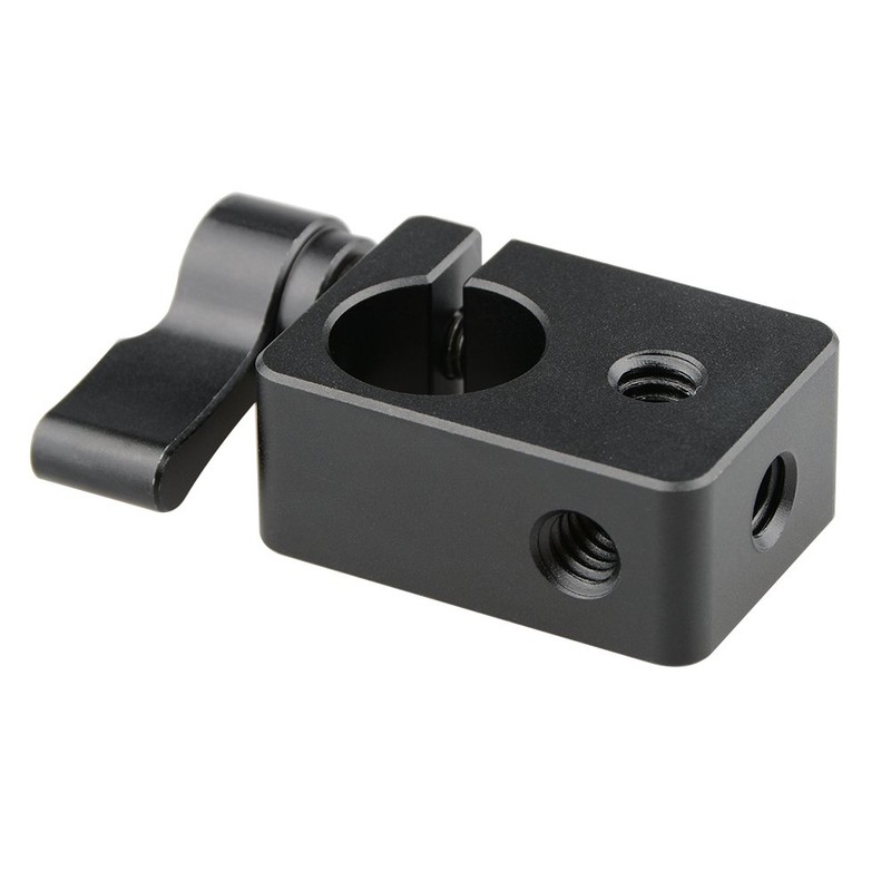 CAMVATE 15mm Rod Clamp with 1/4'' Screw Hole Camera Shoulder