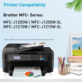 CLYWENSS Compatible LC404 Ink Cartridges Replacement for Brother LC404 LC404XL High Yield for MFC-J1205W MFC-J1205W XL MFC-J1215W XL Printer (2BK/C/M/Y, 5-Pack)