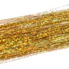 47 Inch Hair Tinsel 220 Silver Sparkling Highlights Synthetic Hair