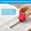 PATIKIL Identity Theft Anti-theft Roller Stamp 0.7" Confidential Roller Stamp