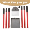 X-TECOKIT Pooper Scooper - Durable & Sturdy Spade&Tray Set with