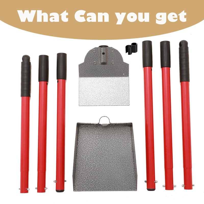 X-TECOKIT Pooper Scooper - Durable & Sturdy Spade&Tray Set with