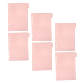 DOITOOL 12 Pcs Detachable Binder Dividers Pink Professional Tab Indexing for Notebooks for Organizing Reports Presentations and Study Materials