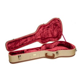 Crossrock Master Series-Wood Gibson Acoustic J45Martin Dreadnought Guitar Case - Fabric Tweed