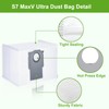 9 Pack Dust Bag Replacement for Roborock S8+,S8 Pro Ultra,