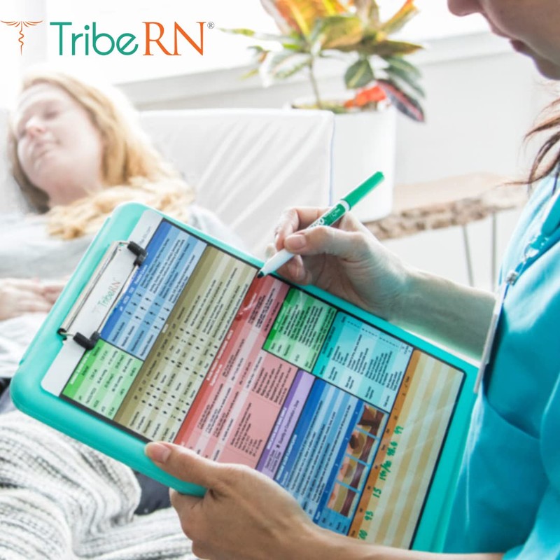 Tribe RN Nursing Clipboard with Storage - Medical Clipboard Nursing