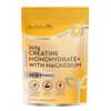 Nutravita Creatine Monohydrate Powder with Magnesium - 360g Unflavoured Vegan