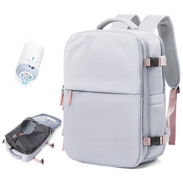 BJLFS Vacuum Backpack with Compression System Travel Backpack Airbag Carry