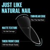 TOMICCA Almond Artificial Nail Tips, Pack of 360 Tips for
