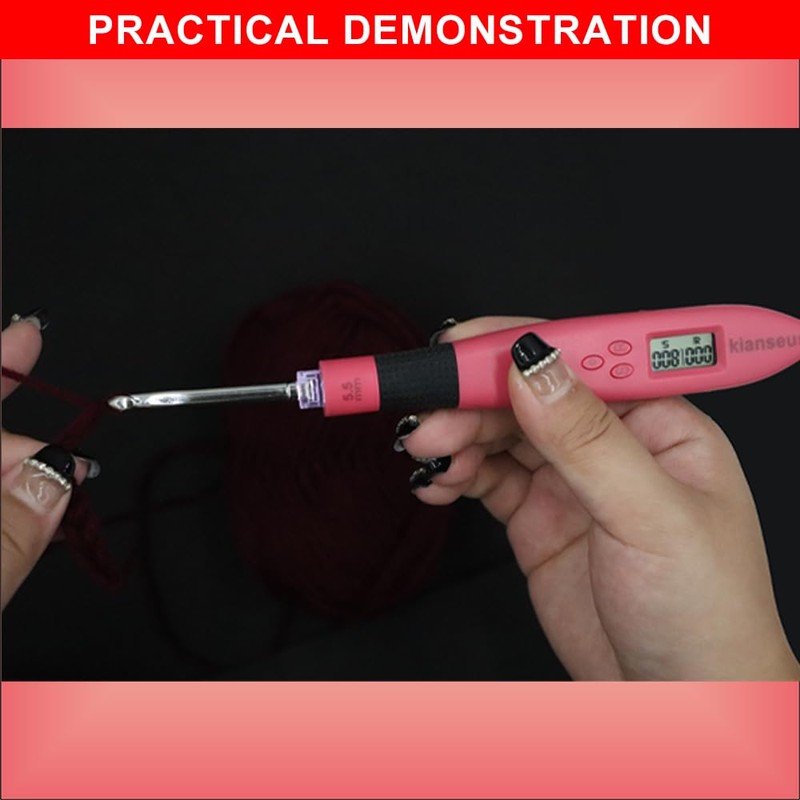 Automatic Counting Crochet Hooks - Convenient Knitting Tools for Crocheters,