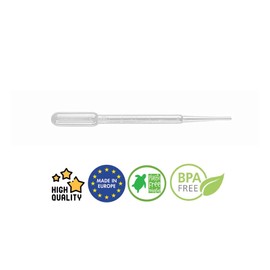 3 ml Measuring Pipette Transfer Pipettes Pipette Dropper Feeding Pipettes Disposable Pipettes (Pack of 100)