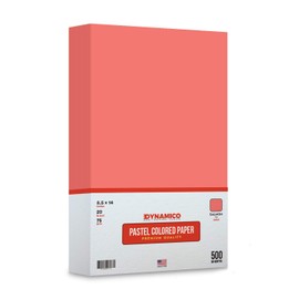 Salmon 8.5 x 14" Legal Size Pastel Light Color Paper | 1 Ream of 500 Sheets