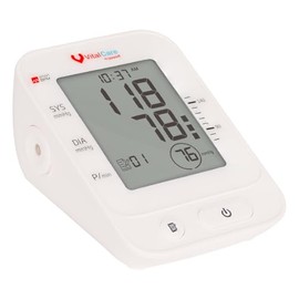 VitalCare  Monitor de Presión Arterial de Brazo YE670A  Resultados por Voz  Pantalla LCD  Memoria 99 Registros  Medición Precisa y Fácil en Casa o... 