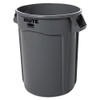 Rubbermaid 2632 Brute Trash Can, Commercial-Grade 32 gallon Gray Garbage