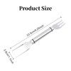 D-buy 4 Pcs 2-in-1 Stainless Steel Fruit Cutter Watermelon Cutter,