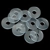 FMHXG 50PCS PVC Spacer Anti Slip Transparent Soft Gasket 20x6.5x2mm