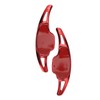 2pcs Steering Wheel Shift Paddle Extension Red ABS Replacement for