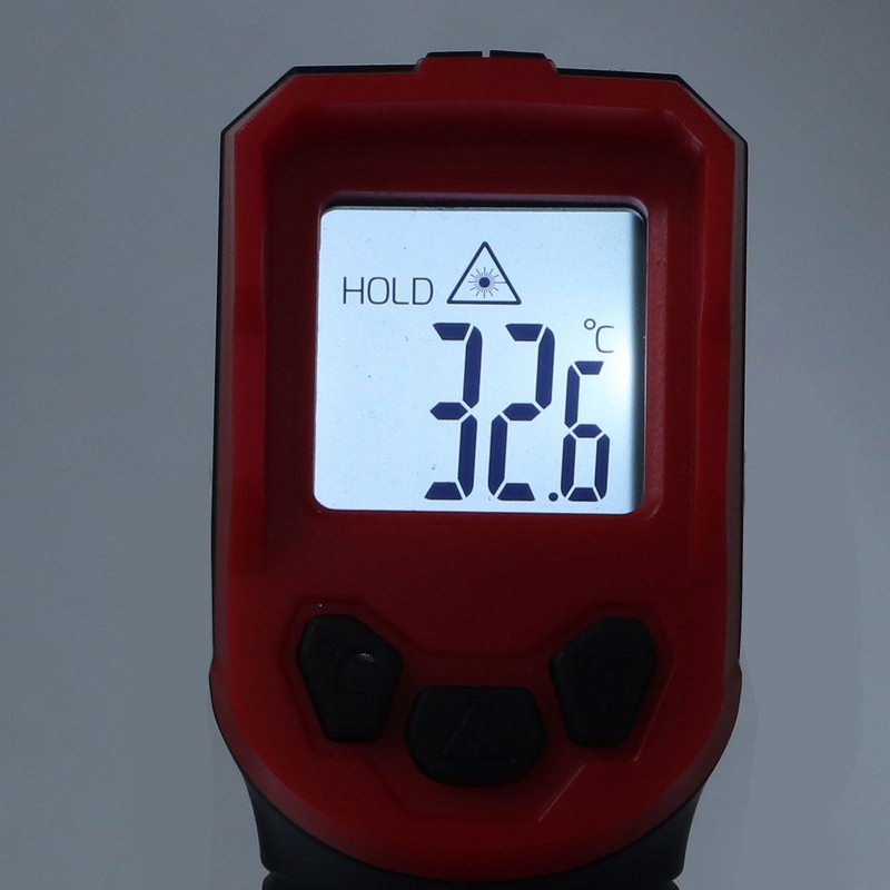 Infrared Temperature Meter High Accuracy Quick Response Data Locking Backlit