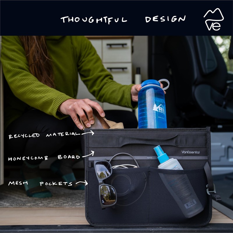 VanEssential Underseat Floor Folding Storage Box Large