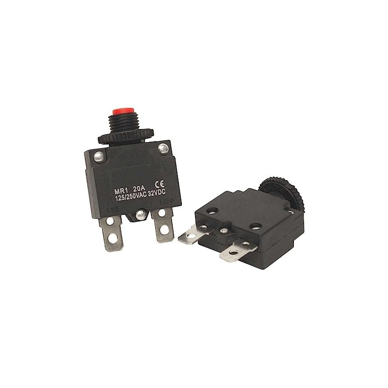 WITTKOWARE Thermal Overload Circuit Breaker Bimetal Circuit Breaker 250VAC/32VDC Rated