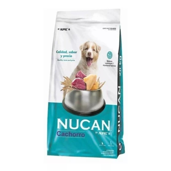 Nucan Alimento Nucan para perro cachorro sabor mix en bolsa de 20kg